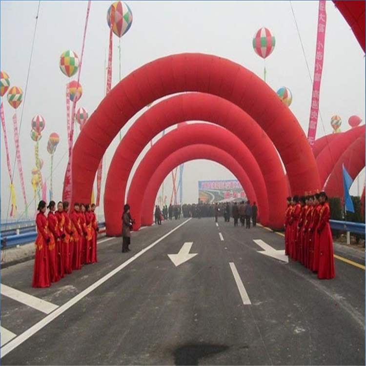 淮北商场开业纯红拱门